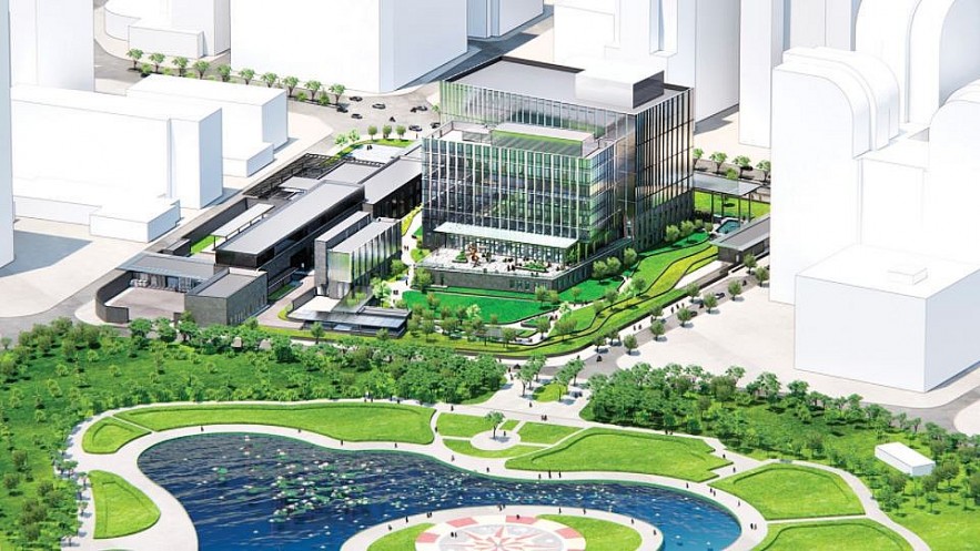 Close Look at Billion-dollar New Office of US Embassy in Vietnam Close Look at Billion-dollar New Office of US Embassy in Vietnam
