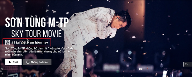 Vietnamese Pop Prince's documentary hits International Top Trending Lists on Netflix