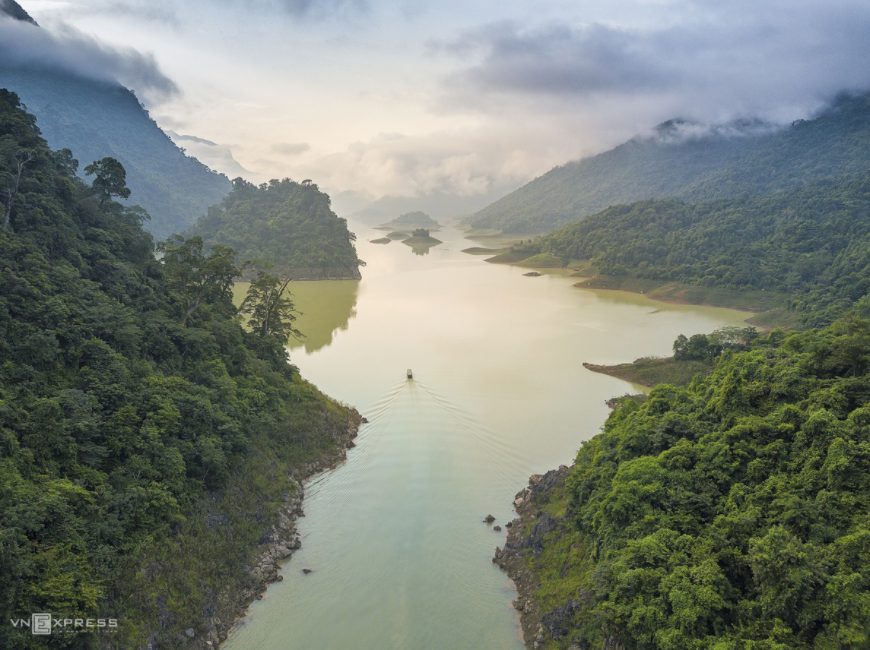 a miniature halong bay in mountainous province vietnams northeast