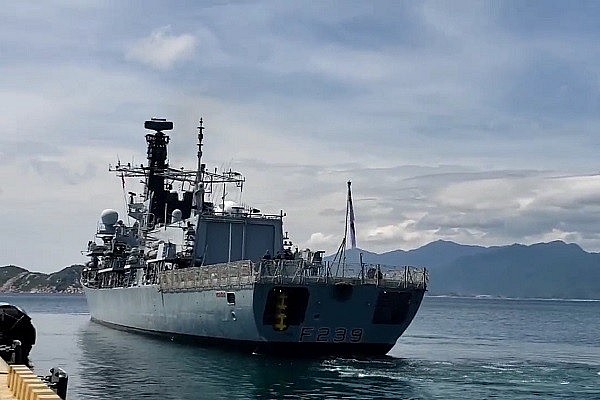 Vietnam's Navy Force Joins Exercises With Britain Frigate Vietnam's Navy Force Joins Exercises With Britain Frigate