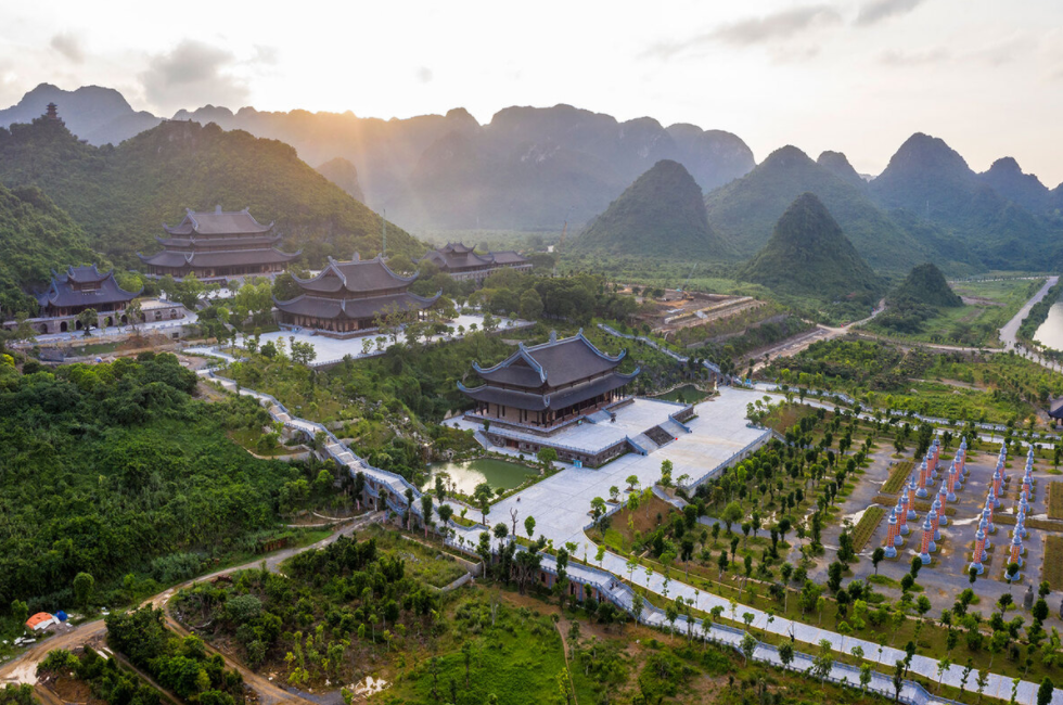 the beauty of tam chuc pagoda
