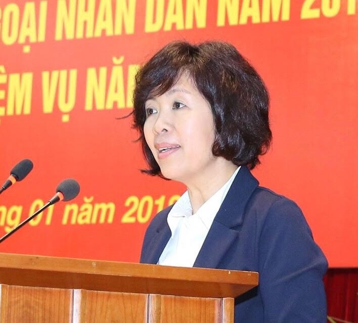 Bà Nguyễn Thị Hoàng Vân được bổ nhiệm giữ chức Phó Trưởng Ban Đối ngoại Trung ương ba nguyen thi hoang van duoc bo nhiem giu chuc pho truong ban doi ngoai trung uong
