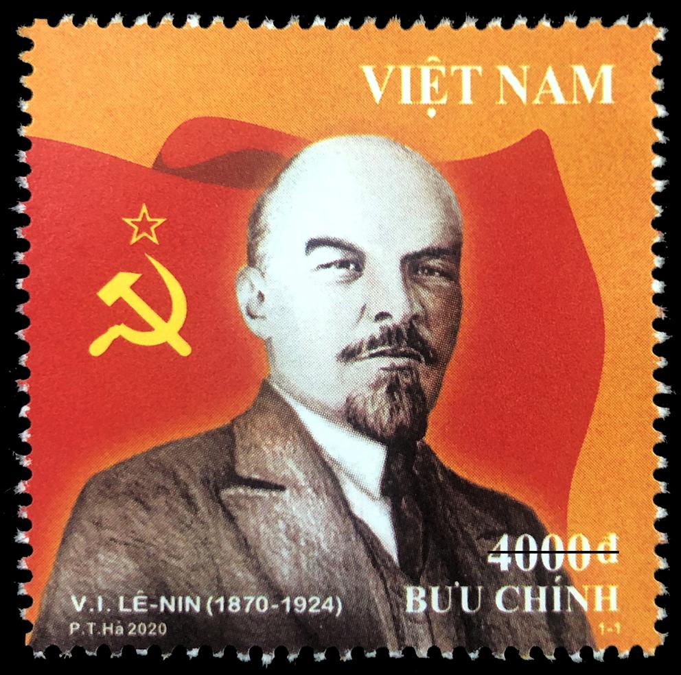 Giới thiệu bộ tem "Kỷ niệm 150 năm sinh V.I. Lê-nin (1870-1924)" Giới thiệu bộ tem