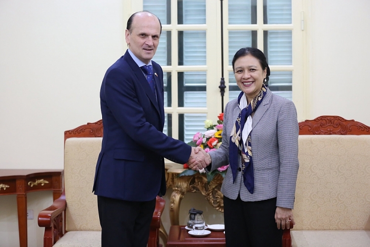 Đại sứ Luis Pablo Maria Beltramino: mong muốn thúc đẩy thương mại, giao lưu nhân dân Việt Nam-Argentina Đại sứ Luis Pablo Maria Beltramino: mong muốn thúc đẩy thương mại, giao lưu nhân dân Việt Nam-Argentina