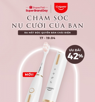 Colgate lần đầu tiên giới thiệu sản phẩm bàn chải điện 