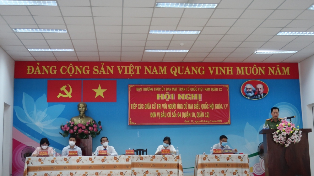 Ứng cử viên đại biểu quốc hội khóa XV đơn vị bầu cử số 04 TP. Hồ Chí Minh mong muốn đóng góp cho địa phương Ứng cử viên đại biểu quốc hội khóa XV đơn vị bầu cử số 04 TP. Hồ Chí Minh mong muốn đóng góp cho địa phương