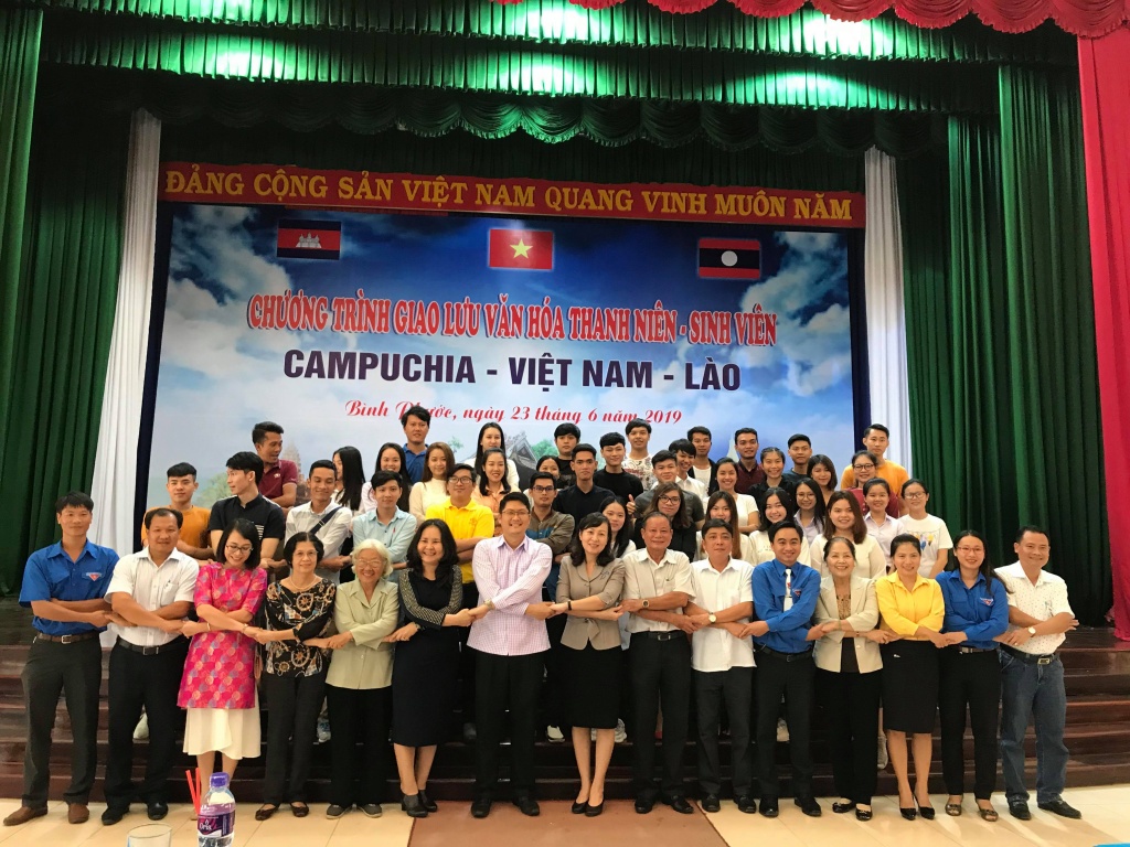 binh phuoc giao luu van hoa thanh nien sinh vien viet nam lao campuchia tham tinh huu nghi ba nuoc anh em