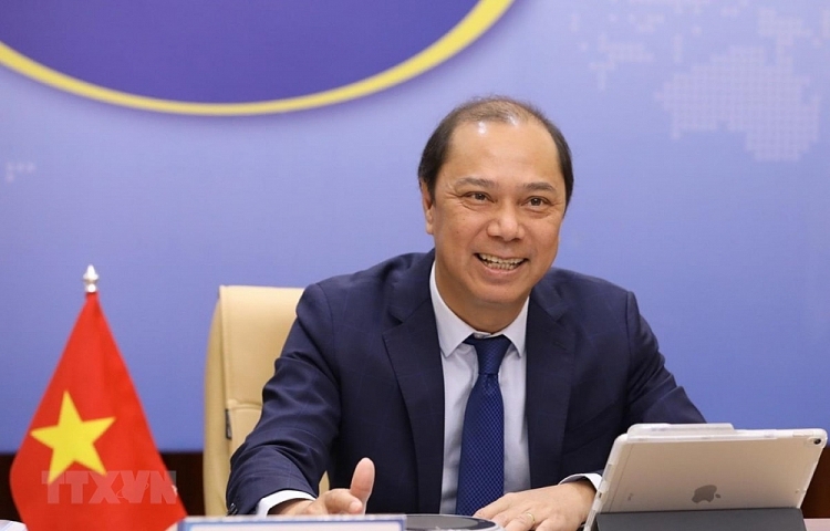 ASEAN 2020 Đối Thoại ASEAN và Hàn Quốc lần thứ 24 Chính trị Vietnam VietnamPlus 3026 ttxvn20200826 ong nguyen quoc dung