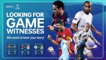 OPPO công bố 3 trận đấu truyền cảm hứng nhất của UEFA Champions League do người hâm mộ bình chọn