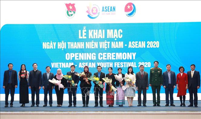 Khai mạc Ngày hội Thanh niên Việt Nam - ASEAN 2020 Chú thích ảnh