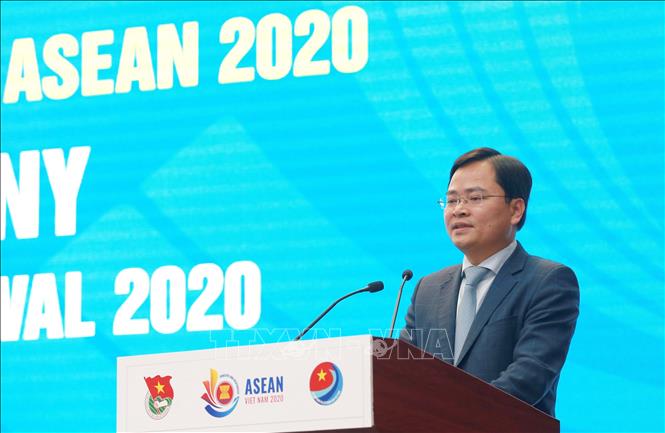Khai mạc Ngày hội Thanh niên Việt Nam - ASEAN 2020 Chú thích ảnh