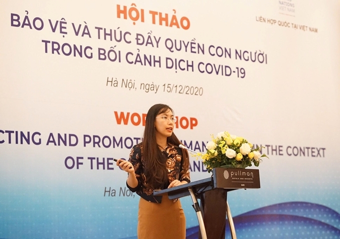 Thúc đẩy, bảo vệ quyền phụ nữ, trẻ em trong đại dịch COVID-19 Thúc đẩy, bảo vệ quyền phụ nữ, trẻ em trong đại dịch COVID-19