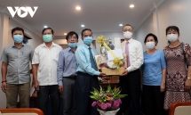 លោកឯកអគ្គរដ្ឋទូត Vu Quang Minh បានជូនពរពិធីបុណ្យចូលឆ្នាំថ្មីប្រពៃណីដល់សហគមន៍ប្រជាជនមានដើមកំណើតវៀតណាមនៅប្រទេសកម្ពុជា