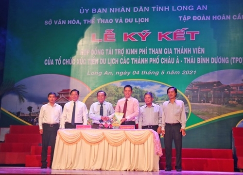 ខេត្ត Long An វៀតណាម ចុះហត្ថលេខាអភិវឌ្ឍទេសចរណ៍