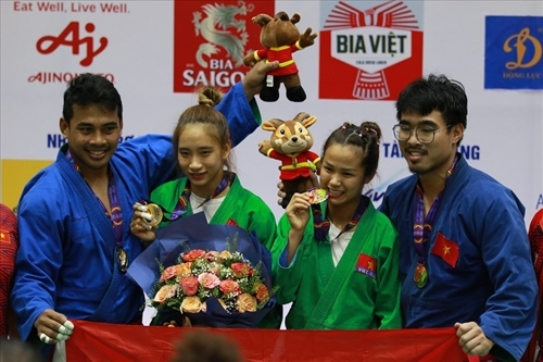 ក្រុម Kurash វៀតណាមដណ្តើមបានមេដាយមាសទាំង ៤ គ្រឿង ក្រុម Kurash វៀតណាមដណ្តើមបានមេដាយមាសទាំង ៤ គ្រឿង