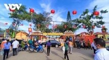 លក្ខណៈពិសេសនៃពិធីបុណ្យ Ky Yen Thuong Dien នៅវិហារ Binh Thuy