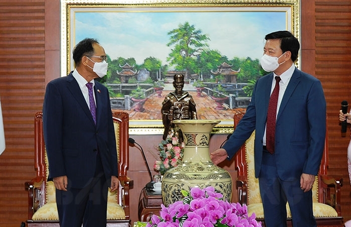 ស្នើខេត្ត Hai Duong បន្តបង្កើតលក្ខខណ្ឌអំណោយផលសម្រាប់អង្គការអាជីវកម្មកូរ៉េខាងត្បូងវិនិយោគនិងអភិវឌ្ឍ ស្នើខេត្ត Hai Duong បន្តបង្កើតលក្ខខណ្ឌអំណោយផលសម្រាប់អង្គការអាជីវកម្មកូរ៉េខាងត្បូងវិនិយោគនិងអភិវឌ្ឍ