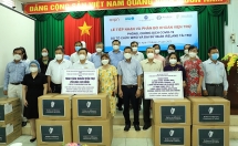 ខេត្ត Can Tho ទទួលនិងចែកចាយជំនួយបង្ការ និងប្រយុទ្ធប្រឆាំងនឹងជំងឺ COVID-19 ដែលឧបត្ថម្ភដោយ WWO និងស្ថានទូតអៀរឡង់/FHI 360