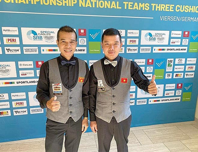 Quyet Chien and Anh Chien have a great start at the 2022 Team Tournament. Photo: 24h Quyet Chien and Anh Chien have a great start at the 2022 Team Tournament. Photo: 24h