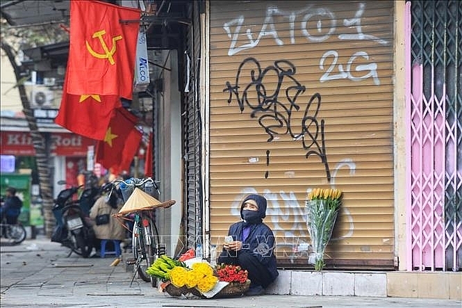 Ханойцы приветствуют первый день Нового 2022 года