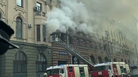 В результате пожара в московском торговом представительстве Вьетнама никто не пострадал