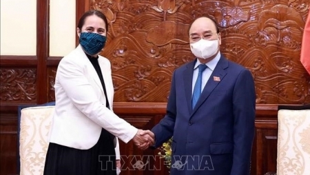 Президент Нгуен Суан Фук принял посла Новой Зеландии во Вьетнаме