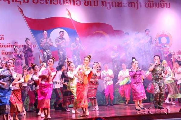 ສະຫລອງວັນສ້າງຕັ້ງກອງທັບປະຊາຊົນລາວ ຄົບຮອບ 71 ປີ ແລະ ວັນສ້າງຕັ້ງ ເຫລົ່າຮົບສືບຂ່າວ 65 ປີ