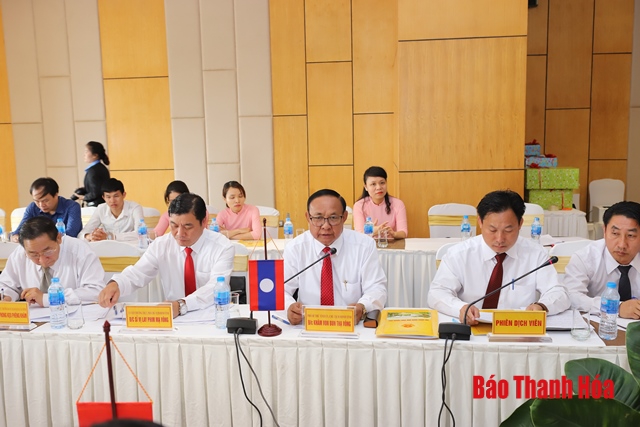 ການແລກປ່ຽນບົດຮຽນການເຄື່ອນໄຫວລະຫວ່າງສະພາປະຊາຊົນແຂວງແທັງຮວາ ແລະ ສະພາປະຊາຊົນແຂວງຫົວພັນ