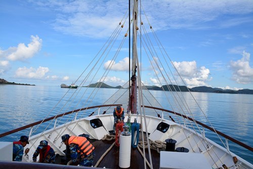 ຄະນະປະຕິບັດງານວິທະຍາຄານທະຫານເຮືອ ສິ້ນສຸດການຢ້ຽມຢາມ ໄທ ຢ່າງຈົບງາມ