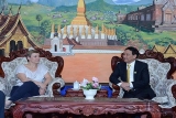 ຮອງລັດຖະມົນຕີກະຊວງ ຖະ​ແຫຼງ​ຂ່າວ ແລະ ວັດ​ທະ​ນະ​ທຳ ຕ້ອນຮັບ ທີ່ປຶກສາຂັ້ນສູງ ຂົງເຂດ ປ່າໄມ້ຊີວະນານາພັນ ແລະ ກະສິກຳ