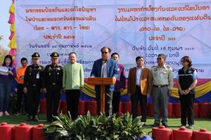 ລາວ-ໄທ ຮ່ວມໃຈກັນຕ້ານໄຟໄໝ້ລາມປ່າ