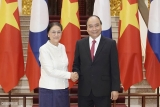 ຍ ກສ ງປະສ ດທ ຜ ນການຮ ວມມ ລະຫວ າງສະພາແຫ ງຊາດສອງປະເທດກວ າອ ກ ປະກອບສ ວນເພ ມພ ນຄ ນສ າງນ າໃຈມ ດຕະພາບແບບພ ເສດ ການຮ ວມມ ຮອບດ ານລະຫວ າງສອງປະເທດຫວຽດນາມ ລາວ
