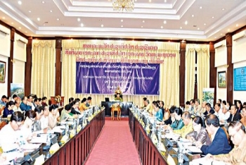 ຫາລືໃສ່ຮ່າງກົດໝາຍ ວ່າດ້ວຍທີ່ດິນສະບັບປັບປຸງ