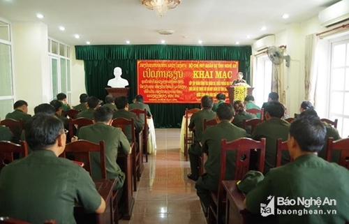 ເງ້ອານ ແລະ ຊຽງຂວາງ: ເປີດຊຸດຝຶກອົບຮົມຄວາມຮູ້ດ້ານປ້ອງກັນຊາດ