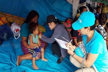 ອົງການສະຫະປະຊາຊາດ ໃຫ້ການຊ່ວຍເຫລືອປະຊາຊົນ ທີ່ໄດ້ຮັບຜົນກະທົບ ໄພນໍ້າຖ້ວມຢູ່ພາກໃຕ້ຂອງລາວ