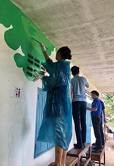 ໄມຕີຈິດອັນດູດດື່ມ ນ້ຳໃຈມິດຕະພາບໄວໜຸ່ມຫວຽດນາມ - ລາວ