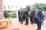 ທ ານເລຂາທ ການໃຫຍ ປະທານປະເທດ ຫງວຽນຝ ຈ ອງ ທະຫວາຍທ ບທຽນອາໄລຫາປະທານໂຮ ຈ ມ ນ