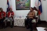 ອ ງການກາແດງລາວ ຈ ດກອງກອງປະຊ ມການຈ ດຕ ງປະຕ ບ ດໂຄງການ ຫລ ດຜ ອນໄພພ ບ ດ