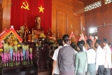 ທ ານເລຂາທ ການໃຫຍ ປະທານປະເທດ ຫງວຽນຝ ຈ ອງ ທະຫວາຍທ ບທຽນອາໄລຫາປະທານໂຮ ຈ ມ ນ