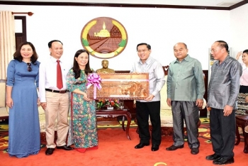 ຜູ້ແທນແນວໂຮມປະເທດຊາດແຂວງກວາງຈິ ເດີນທາງຢ້ຽມຢາມ ແລະເຮັດວຽກ ທີ່ແຂວງສະຫວັນນະເຂດ