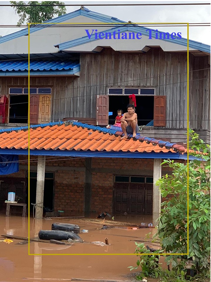 ສະພາບພາຍຸ ແລະ ນ້ຳຖ້ວມຢູ່ບັນດາແຂວງພາກໃຕ້ ແລະ ພາກກາງຂອງລາວ