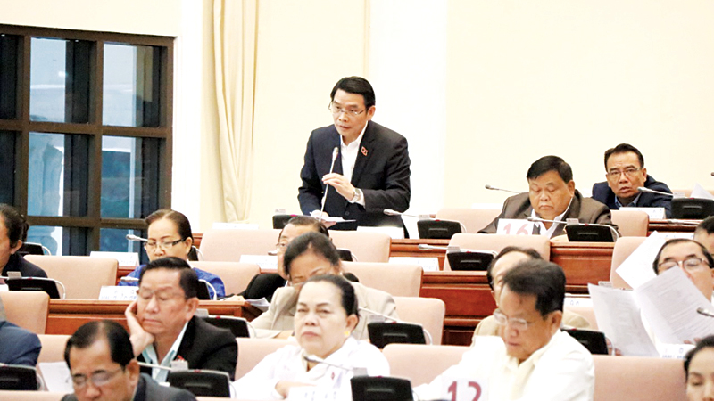 ກອງປະຊຸມ ​ສະ​ໄໝ​ສາມັນ​ເທື່ອ​ທີ 8 ຂອງ​ສະພາ​ແຫ່ງ​ຊາດ​ ລາວ ຊຸດ​ທີ VIII: ຮັບຮອງເອົາບົດລາຍງານຜົນ ການຕິດຕາມກວດກາ ການຈັດຕັ້ງປະຕິບັດກົດໝາຍ-ນິຕິກຳໃຕ້ກົດໝາຍ