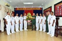 ជូនពរឆ្នាំថ្មី ប្រពៃណីជាតិវៀតណាម នៅការិយាល័យអនុព័ន្ធយោធាវៀតណាម  ប្រចាំនៅព្រះរាជាណាចក្រកម្ពុជា