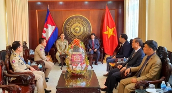 ប៉ូលីសនៃខេត្តព្រះសីហនុផ្តល់សេចក្តីសុខដល់ាស្ថានអគ្គកុងស៊ុលវៀតណាមប្រចាំនៅក្រុងព្រះសីហនុ