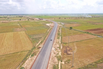 ផ្លូវជាតិលេខ១១ សាងសង់បាន ៩១% ចំណាយថវិកា ៩៨លានដុល្លារ