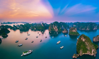 ឈូងសមុទ្រ Ha Long ជាប់ចំណាត់ថ្នាក់កំពូលក្នុងចំណោមអច្ឆរិយៈស្រស់ស្អាតបំផុតទាំង ៥០ នៅលើពិភពលោក