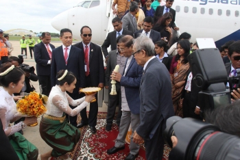 ប្រធានាធិបតីស្រីលង្កា បានអញ្ជើញមកដល់កម្ពុជា ដើម្បីបំពេញទស្សនកិច្ចរយៈពេល៤ថ្ងៃ