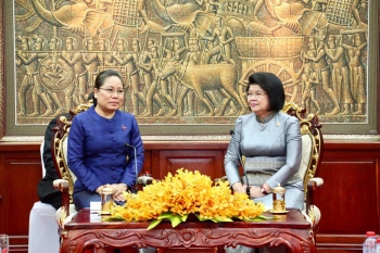 អនុប្រធានទី២នៃរដ្ឋសភាកម្ពុជាស្នើអគ្គលេខាធិការរដ្ឋសភាឡាវ ចែករំលែកបទពិសោធន៍រៀបចំ ASEP ដល់សភាកម្ពុជា