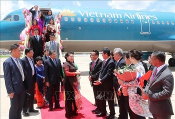 ប្រធានរដ្ឋសភា លោកស្រី Nguyen Thi Kim Ngan បានមកដល់ទីក្រុងបាងកកនៃប្រទេសថៃ