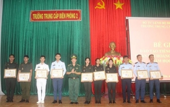 សិក្ខាកាមនៃកងយោធពលខេមរភូមិន្ទចំនួន ៧០ នាក់បានបញ្ចប់វគ្គបណ្តុះបណ្តាលភាសាវៀតណាម
